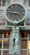 Image for Tiffany's Atlas Clock  -  New York City, NY