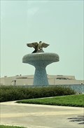 Image for Falcon monument in fountain - Abu Dhabi, UAE