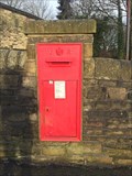 Image for Victorian Wall Post Box in Haworth, West Yorkshire, UK