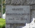 Image for 1845-1926 Granite Presbyterian Church - Granite MD