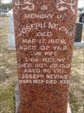 Image for 102 - Joseph Nevins - Notre-Dame Cemetery, Ottawa, Ontario