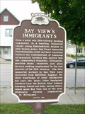Image for Bay View's Immigrants Historical Marker