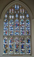 Image for Stained Glass Window - St Andrew's Church, Orwell, Cambridgeshire, UK.