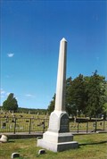 Image for Dewey Obelisk - Oakwood Cemetery - Macomb, IL