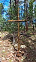 Image for Cross at the open air chapel, Kohl's Ranch - Star Valley, AZ