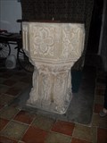 Image for Font, Church of St.Andrew, Wickham Skeith, Suffolk. IP14 4HX.