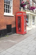 Image for A listed K6 kiosk, 13 Church Street, Ashbourne, Derbyshire.