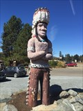 Image for Carved Indian Chief - Laytonville, California