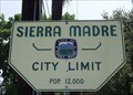 Image for Pop. 12,000  -  Sierra Madre, CA
