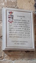 Image for Sir Alfred Edward Codrington - St Peter & St Paul - Preston, Rutland