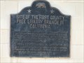 Image for FIRST - Site of the First County Free Library Branch in California - Elk Grove, CA