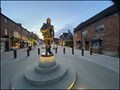 Image for Shakespeare Statue Arrives. Stratford upon Avon, Warwickshire. UK