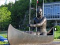 Image for Canoe Paddler - avenue Marquette, Baie-Comeau, Québec