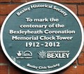 Image for Bexleyheath Coronation Memorial Clock Tower - Broadway, Bexleyheath, London, UK