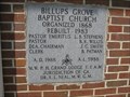 Image for 1983 - Billups Grove Baptist Church - Winterville, GA