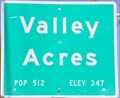 Image for Valley Acres ~ Population 512