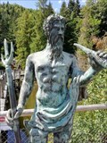 Image for Neptune - Planet, Roman God and Sculpture - Steinwasenpark - Oberried, Germany, BW