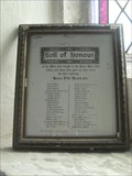 Image for Roll of Honour  - St James - Spaldwick,Camb's