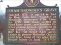 Image for Isham Browder's Grave