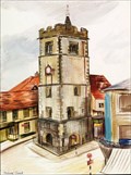 Image for “The Clock Tower, St Albans” by Malvina Cheek – Market Place, St Albans, Herts, UK