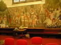 Image for Rushbearing Mural inside St Mary's Church Ambleside Cumbria