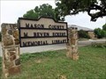 Image for Mason County M. Beven Eckert Memorial Library - Mason, TX