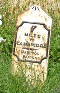 Image for Milestone - Hillside, near Orwell, Cambridgeshire, UK.
