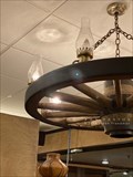 Image for Wagon Wheel Chandelier at Rancho Chico - Plainville, Massachusetts