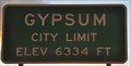 Image for Gypsum ~ Elevation 6334 Feet