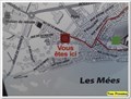 Image for Vous êtes ici - Carte du sentier de randonnée des Pénitents - Les Mées, France