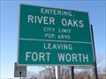 Image for River Oaks, TX - Population 6890