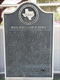 Image for Mrs. William P. King