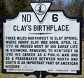 Image for Clay's Birthplace