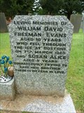 Image for William & Susan Evans - St Peter's church cemetary - Shackerstone, Leicstershire