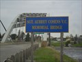 Image for Sgt Aubrey Cosens, VC, Memorial Bridge - Latchford, Ontario, Canada