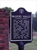 Image for McLeod Vault - old Marietta Cemetery in Marietta, Cobb Co., GA