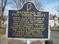 Image for Birthplace of Paul Vories McNutt - Franklin, IN