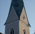 Image for Kirchturmuhr der Pfarrkirche St. Simon und Judas - Gollenshausen am Chiemsee, Gstadt am Chiemsee, Lk Rosenheim, Bayern, D