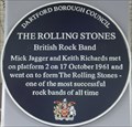 Image for Mick Jagger and Keith Richards of The Rolling Stones - Dartford Station, Dartford, Kent, UK