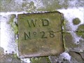 Image for WD 28 boundary stone, Chester, Cheshire, England