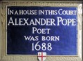 Image for Alexander Pope - Plough Court, London, UK
