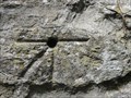 Image for Cut Mark With rivet On Bridge 161 On Leeds Liverpool Canal – East Marton, UK