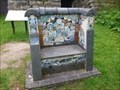 Image for Consall Forge Mosaic Community Seat - Consall, Wetley Rocks, Stoke-on-Trent, Staffordshire, UK.