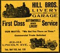 Image for Hill Bros. Livery and Garage -- York, NE -- 1908