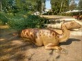 Image for Lying iguanodon - Mardorf, Germany