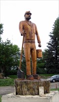 Image for Tribute to Miners carving, Walsenberg, CO