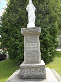 Image for La statue de Jésus. -Ste-Flore.  -Grand-mère.  -Québec.