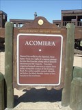 Image for ACOMILLA - Historical Marker