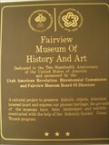 Image for Fairview Museum of History and Art - Fairview, UT, USA