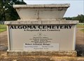 Image for Algoma Cemetery - Marshall, TX